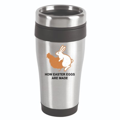 How Easter Eggs Are Made Funny Sarcastic 16oz Travel Tumbler