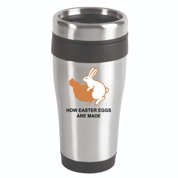 How Easter Eggs Are Made Funny Sarcastic 16oz Travel Tumbler