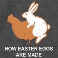 How Easter Eggs Are Made Funny Sarcastic Vector Backpack