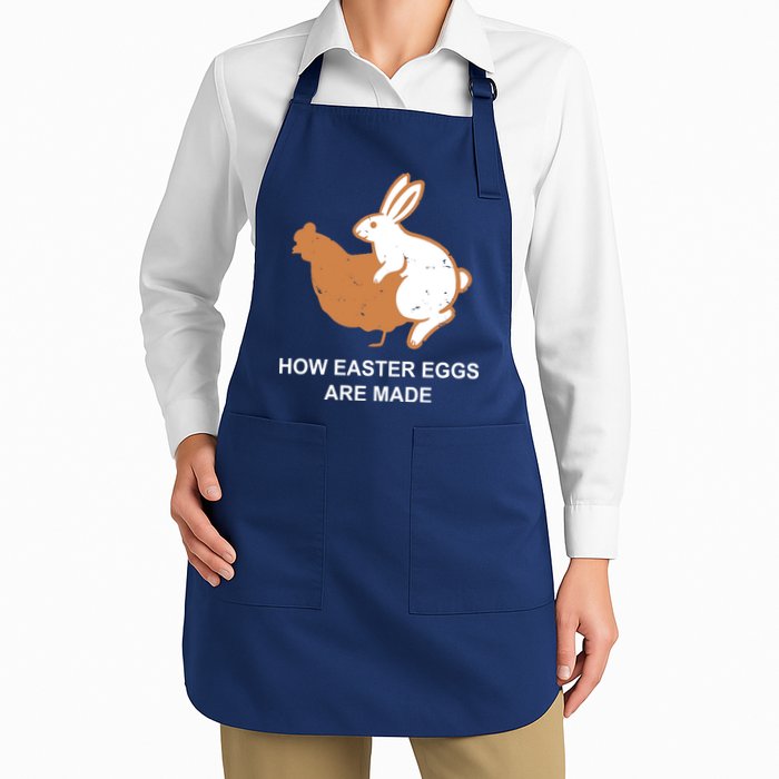 How Easter Eggs Are Made Funny Sarcastic Apron