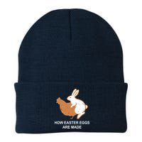 How Easter Eggs Are Made Funny Sarcastic Beanie