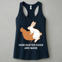 How Easter Eggs Are Made Funny Sarcastic Womens Tank Top