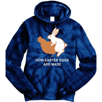 How Easter Eggs Are Made Funny Sarcastic Tie Dye Hoodie