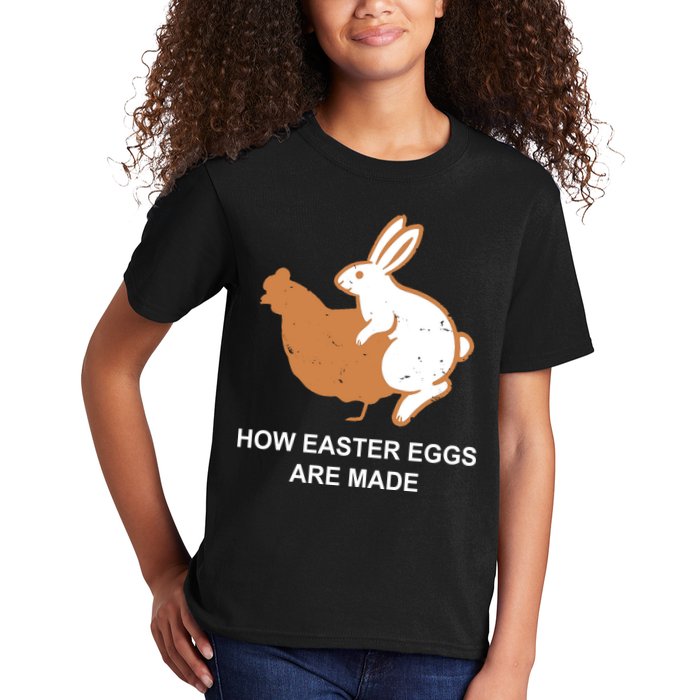 How Easter Eggs Are Made Funny Sarcastic Kids T-Shirt