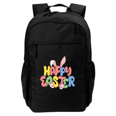 Happy Easter Easter Bunny Ears Easter Egg Hunt Matching Backpack
