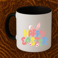 Happy Easter Easter Bunny Ears Easter Egg Hunt Matching Mug