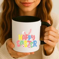 Happy Easter Easter Bunny Ears Easter Egg Hunt Matching Mug
