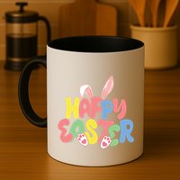 Happy Easter Easter Bunny Ears Easter Egg Hunt Matching Mug