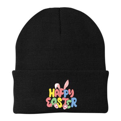 Happy Easter Easter Bunny Ears Easter Egg Hunt Matching Beanie