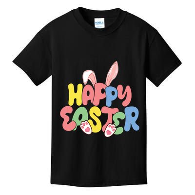 Happy Easter Easter Bunny Ears Easter Egg Hunt Matching Kids T-Shirt