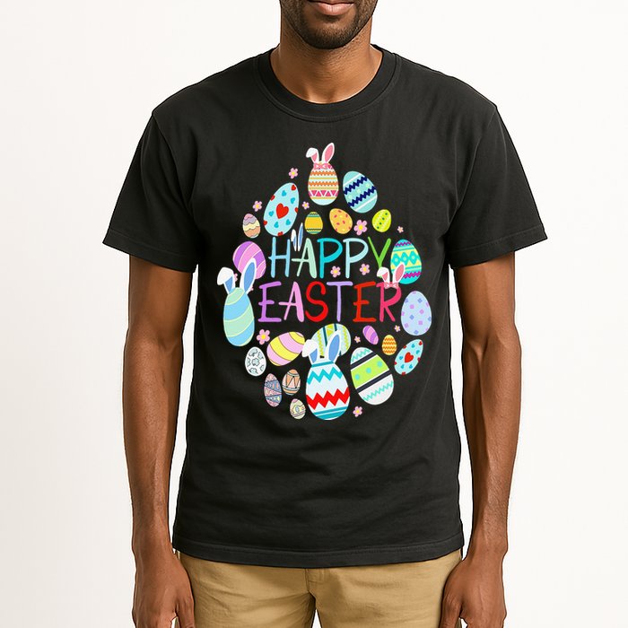 Happy Easter Eggs Bunny Ears Funny Easter Eggs Tall T-Shirt
