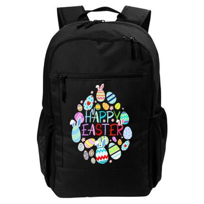Happy Easter Eggs Bunny Ears Funny Easter Eggs Backpack