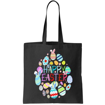 Happy Easter Eggs Bunny Ears Funny Easter Eggs Bag