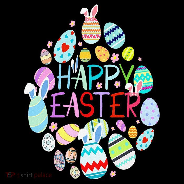 Happy Easter Eggs Bunny Ears Funny Easter Eggs Tank Top