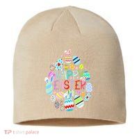 Happy Easter Eggs Bunny Ears Funny Easter Eggs Sustainable Beanie