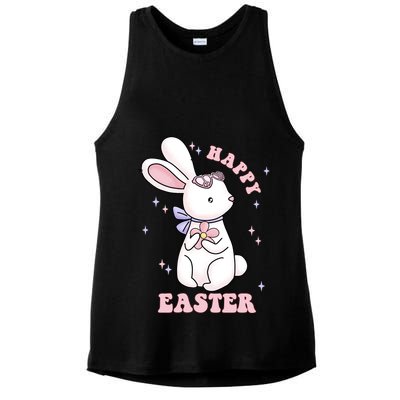 Happy Easter Easter Sunday Ladies PosiCharge Tri-Blend Wicking Tank