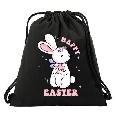 Happy Easter Easter Sunday Drawstring Bag