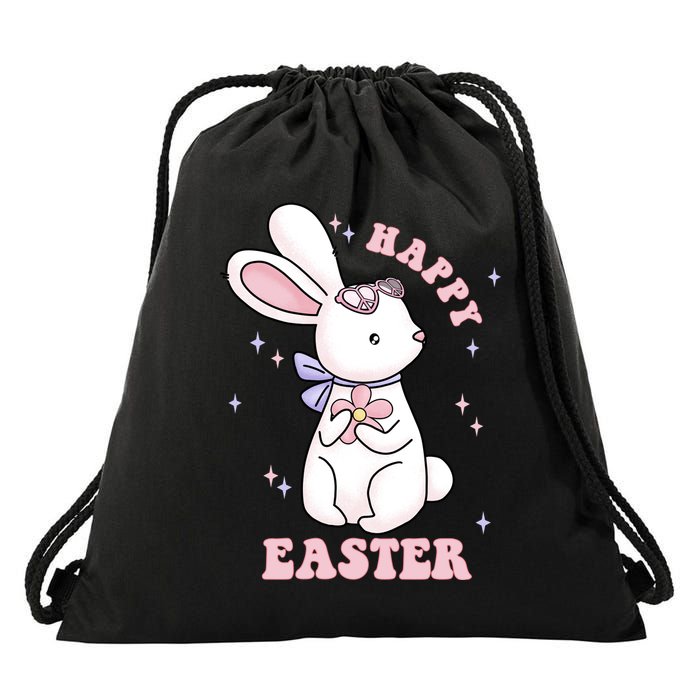 Happy Easter Easter Sunday Drawstring Bag