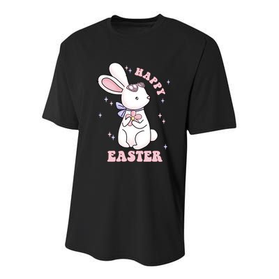 Happy Easter Easter Sunday Youth Performance Sprint T-Shirt