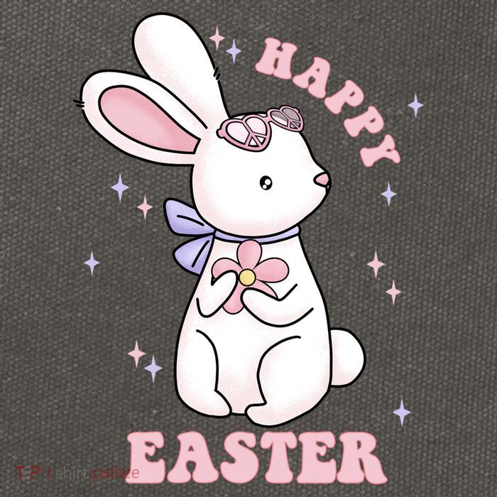 Happy Easter Easter Sunday Cotton Canvas Backpack