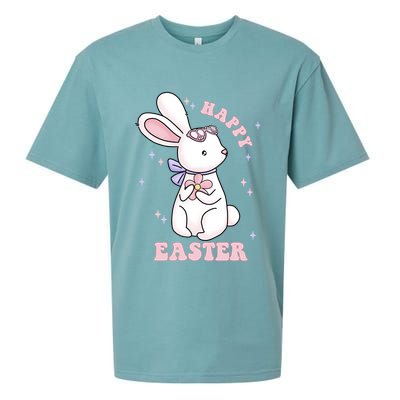 Happy Easter Easter Sunday Sueded Cloud Jersey T-Shirt