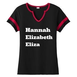 Hannah Elizabeth Eliza Ladies Halftime Notch Neck Tee