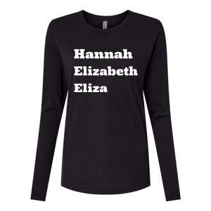 Hannah Elizabeth Eliza Womens Cotton Relaxed Long Sleeve T-Shirt