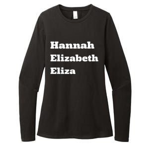 Hannah Elizabeth Eliza Womens CVC Long Sleeve Shirt