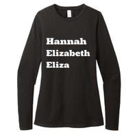 Hannah Elizabeth Eliza Womens CVC Long Sleeve Shirt