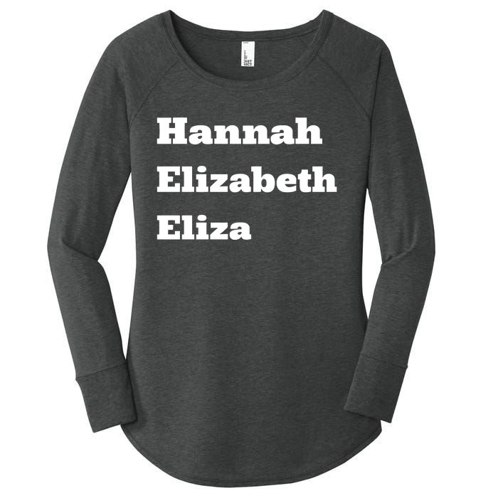 Hannah Elizabeth Eliza Women's Perfect Tri Tunic Long Sleeve Shirt