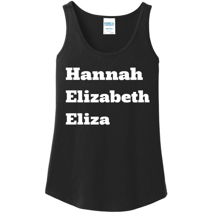 Hannah Elizabeth Eliza Ladies Essential Tank