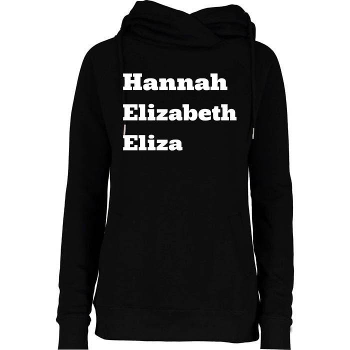 Hannah Elizabeth Eliza Womens Funnel Neck Pullover Hood