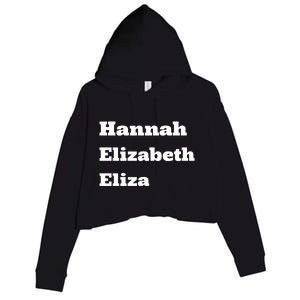 Hannah Elizabeth Eliza Crop Fleece Hoodie