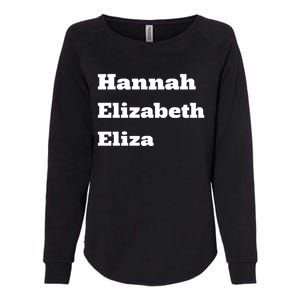 Hannah Elizabeth Eliza Womens California Wash Sweatshirt