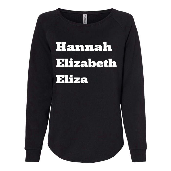 Hannah Elizabeth Eliza Womens California Wash Sweatshirt