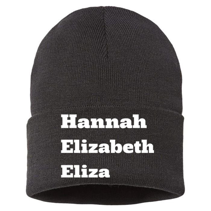 Hannah Elizabeth Eliza Sustainable Knit Beanie