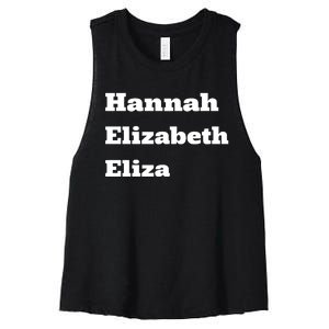 Hannah Elizabeth Eliza Women's Racerback Cropped Tank