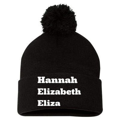 Hannah Elizabeth Eliza Pom Pom 12in Knit Beanie