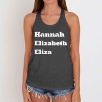 Hannah Elizabeth Eliza Women's Knotted Racerback Tank