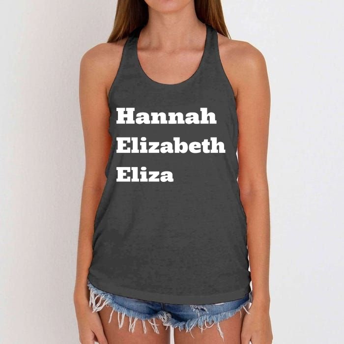 Hannah Elizabeth Eliza Women's Knotted Racerback Tank