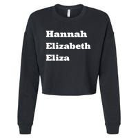 Hannah Elizabeth Eliza Cropped Pullover Crew