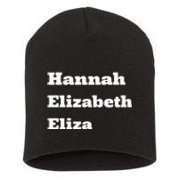 Hannah Elizabeth Eliza Short Acrylic Beanie