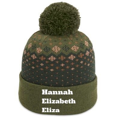 Hannah Elizabeth Eliza The Baniff Cuffed Pom Beanie