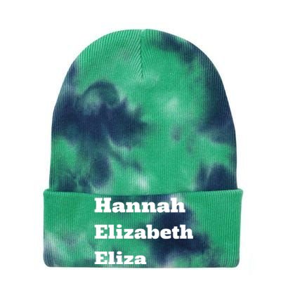 Hannah Elizabeth Eliza Tie Dye 12in Knit Beanie