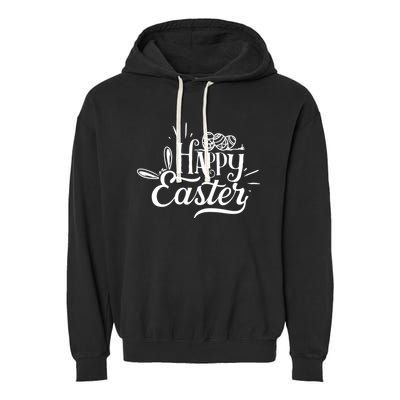 Happy Easter Egg Holiday Garment-Dyed Fleece Hoodie
