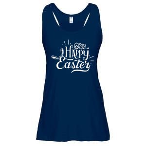 Happy Easter Egg Holiday Ladies Essential Flowy Tank