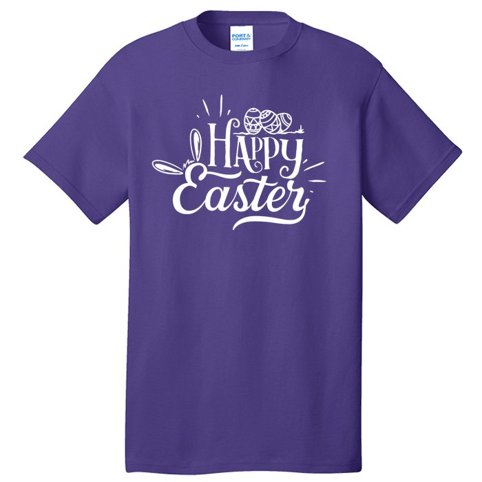 Happy Easter Egg Holiday Tall T-Shirt