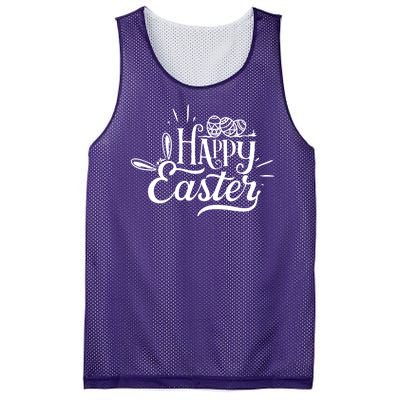 Happy Easter Egg Holiday Mesh Reversible Basketball Jersey Tank