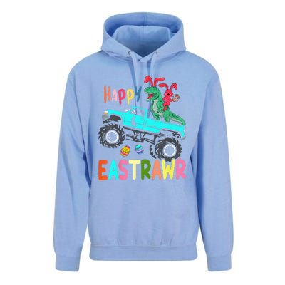 Happy Eastrawr Funny Easter Trex Monster Truck Unisex Surf Hoodie