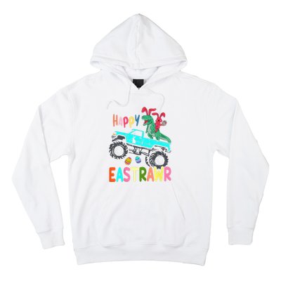 Happy Eastrawr Funny Easter Trex Monster Truck Hoodie